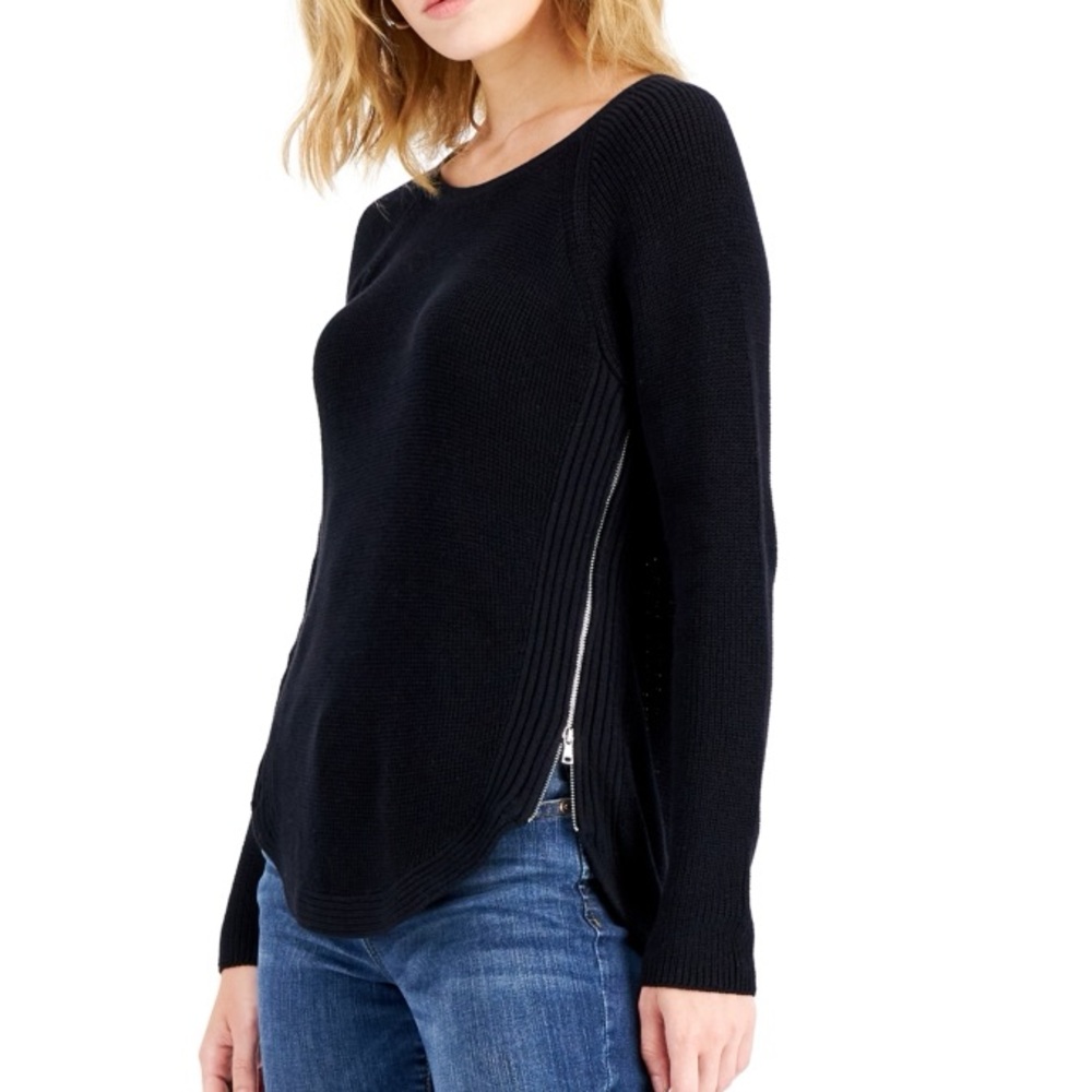 Inc Women's Waffle-Knit Tunic Sweater